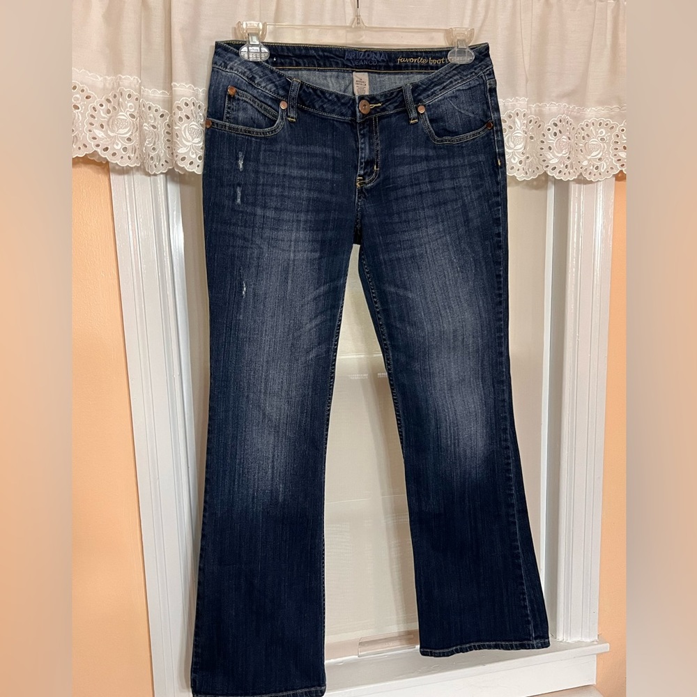 Vintage Arizona Favorite Bootcut Denim Blue Jeans Size 13 Average